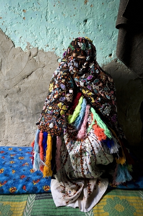 Egypt Woman Crouching In Siwan House  Siwa,Egypt,Africa, by Deddeda   Design Pics
