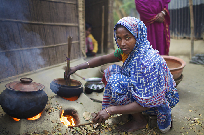 Bangladesh Woman Cooking  Kishoreganj, Bangladesh, by Ian Taylor   Design Pics