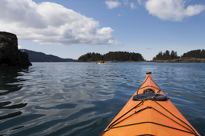 America Point of view while sea kayaking in Kachemak Bay in the spring, South central Alaska  Alaska, United States of America, by Scott Dickerson   Design Pics