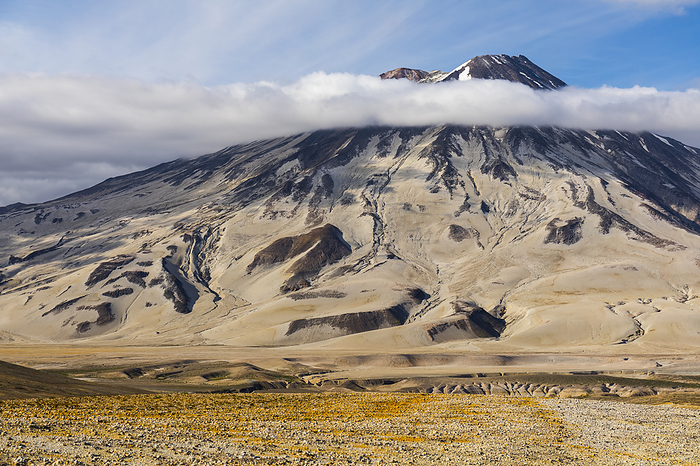 America Mt. Griggs rises above the ash  and pumice covered Valley of Ten Thousand Smokes in Katmai National Park  Alaska, United States of America, by Steven Miley   Design Pics