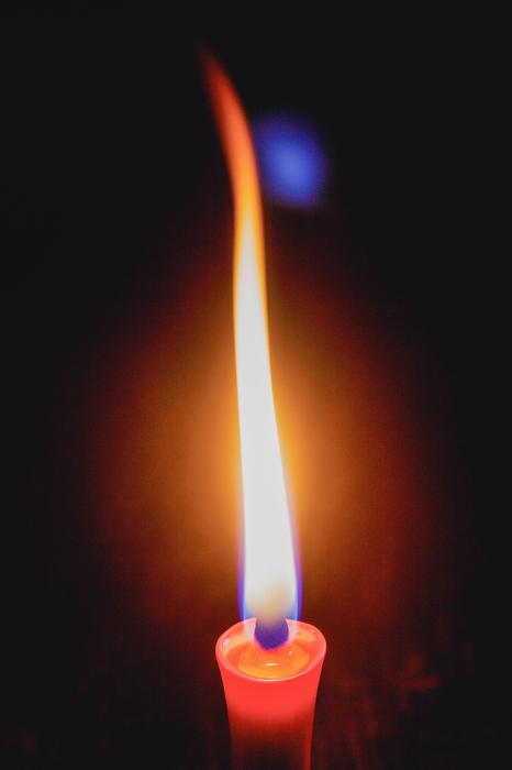 Japanese candle flame