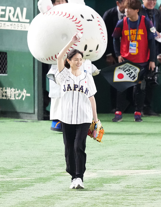 2023 Asia Professional Baseball Championship Final Carnext Asia Professional Baseball Championship 2023 Japan vs. South Korea Haruka Igawa throwing out the first pitch on November 19, 2023  Date 20231119  Location Tokyo Dome