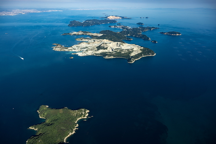 Ieshima Islands and Seto Inland Sea Islands from Inshita Island