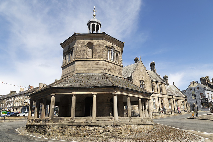 The octagonal Market Cross  Butter Market   Break s Folley , a Grade I Listed Building built by Thomas Breaks, dating from 1747, Barnard Castle, County Durham, England, United Kingdom, Europe The octagonal Market Cross  Butter Market   Break s Folley , a Grade I Listed Building built by Thomas Breaks, dating from 1747, Barnard Castle, County Durham, England, United Kingdom, Europe, by Stuart Forster