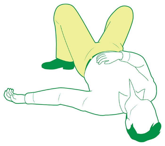 Man lying on his back (1)