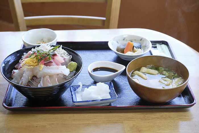 Kagoshima, Satsumasendai Seafood bowl November 2023 Satsumasendai City, Kagoshima Prefecture Hamano chaya