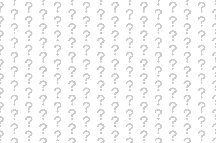 Question mark pattern background