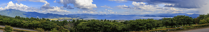 View of Inawashiro Lake from Tenkagodai, Inawashiro Town, Fukushima Prefecture