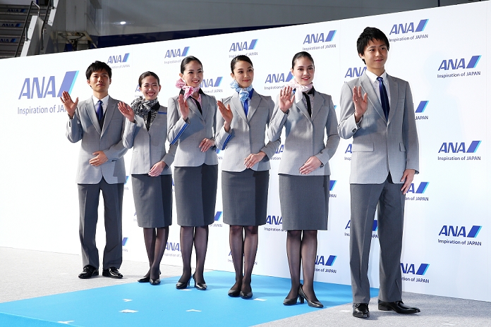 ANA s first new uniform in 10 years Figure athlete Hanyu also makes an appearance All Nippon Airways  ANA  announced on April 24 the new uniforms for cabin attendants  CA  and ground staff to be introduced in early 2015, the first renewal in 10 years and the 10th generation of uniforms. Yuzuru Hanyu, a figure skating gold medalist at the Sochi Olympics and a member of the company, attended the presentation as a guest at Haneda Airport in Ota Ward, Tokyo, on the afternoon of April 24, 2014.