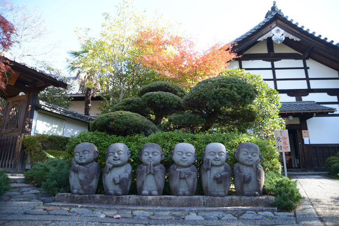 Rokujizo at Reigenin Temple, Tofukuji Temple, Higashiyama-ku, Kyoto in autumn.