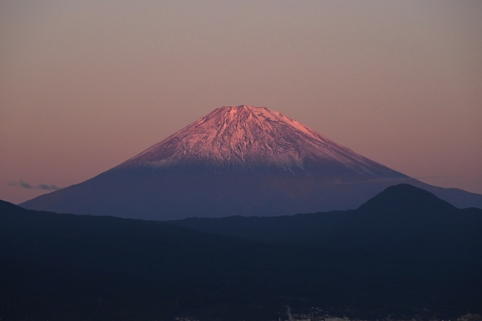 Fuji, Japanese heart mountain, New Year greeting card material, New Year material, beautiful Japanese scenery material.
