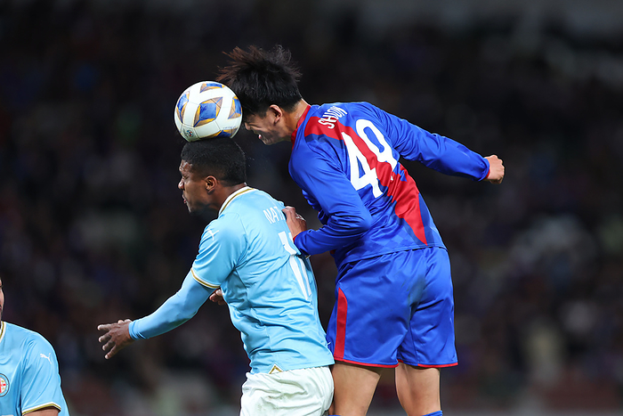 2023 24 AFC Champions League East Group Stage Shion Inoue  Ventforet  NOVEMBER 29, 2023   Football   Soccer :. AFC Champions League 2023 24 Group Stage between Ventforet Kofu 3 3 Melbourne City at Japan National Stadium in Tokyo, Japan.  Photo by Yohei Osada AFLO SPORT 