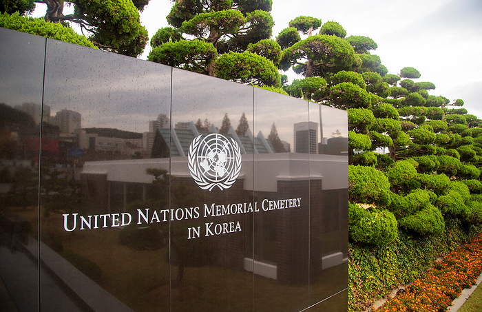 The U.N. Memorial Cemetery in South Korea The U.N. Memorial Cemetery, Nov 10, 2023 : The U.N. Memorial Cemetery in Busan, about 420 km  261 miles  southeast of Seoul, South Korea. About 2,300 war veterans from 11 countries are buried at the cemetery, including veterans from Canada, Britain, Australia and Turkey. Twenty one countries sent about 1.96 million soldiers and medics during the 1950 53 Korean War. More than 40,000 of the U.N. troops were killed in action and about 10,000 are still missing, according to local media. The Korean War ended in a truce, not a peace treaty.  Photo by Lee Jae Won AFLO 