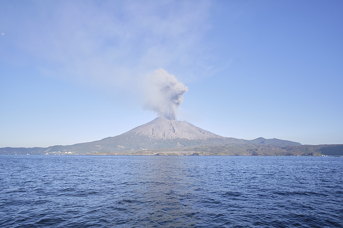 Sakurajima, Kagoshima, Japan, photographed in 2023. November 2023 Tarumi City, Kagoshima Prefecture