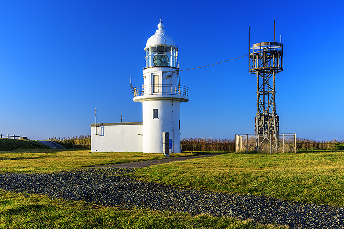 Cape Erimo Lighthouse in early morning, Hokkaido