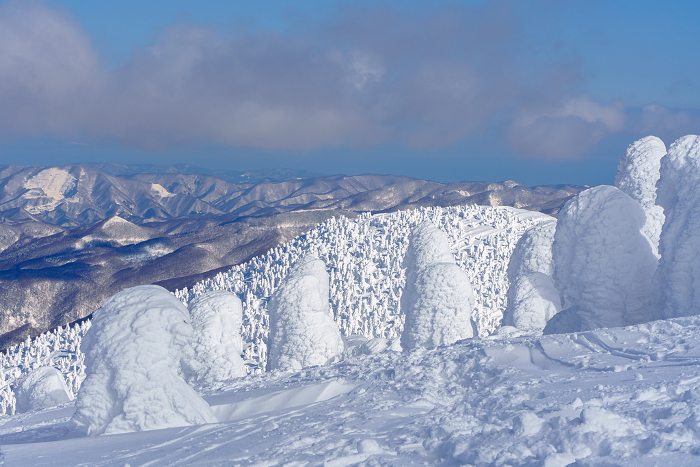 Hakkouda in winter, the snow monster of Japan's three largest ice trees Aomori Sightseeing
