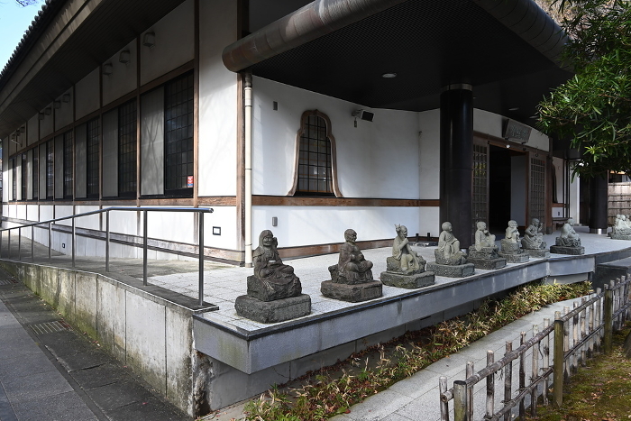 Shuzenji Temple, Izu City, Shizuoka Prefecture, Japan /Kobo Daishi's building, Shuzenji Monogatari, Yasha-oh, Kabuki movie, Assassination of Minamoto no Yorike