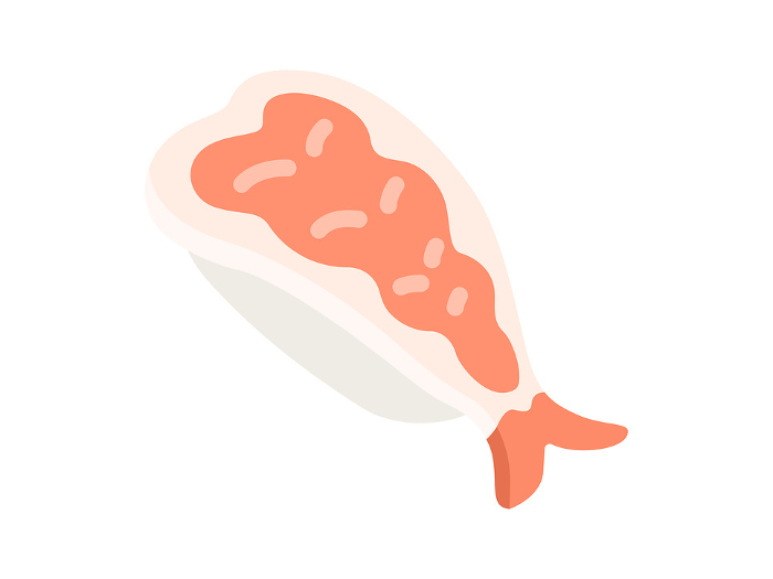 Clip art of shrimp sushi icon