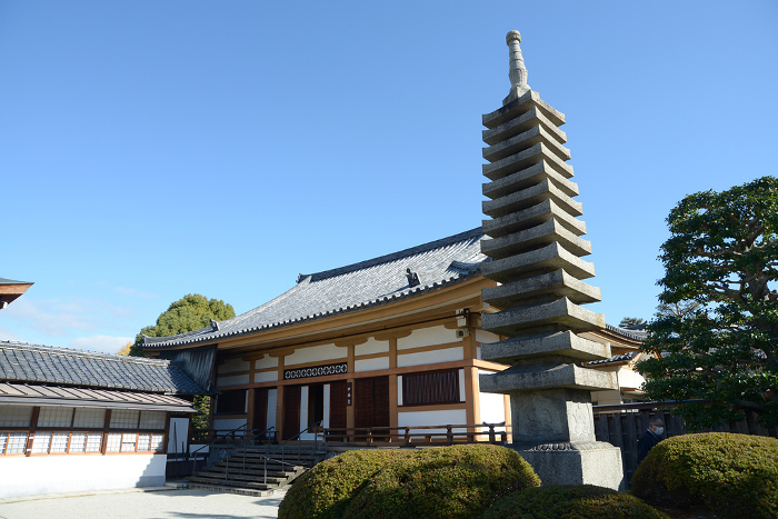 Shogoin 13-story stone pagoda and Fudo Hall Sakyo-ku, Kyoto