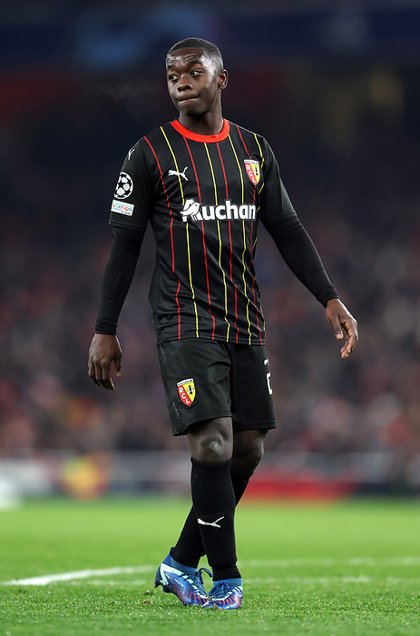 Arsenal FC v RC Lens: Group B   UEFA Champions League 2023 24 Nampalys Mendy of RC Lens in action during the UEFA Champions League match between Arsenal FC and RC Lens at Emirates Stadium on November 29, 2023 in London, United Kingdom.   WARNING  This Photograph May Only Be Used For Newspaper And Or Magazine Editorial Purposes. May Not Be Used For Publications Involving 1 player, 1 Club Or 1 Competition Without Written Authorisation From Football DataCo Ltd. For Any Queries, Please Contact Football DataCo Ltd on  44  0  207 864 9121