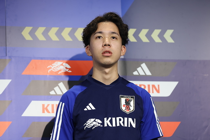 Japan eNational soccer team press conference Japan eNational soccer team player AX during a press conference to announce the squad for the AFC eAsian Cup 2023 in Tokyo, Japan, December 7, 2023.  Photo by JFA AFLO 