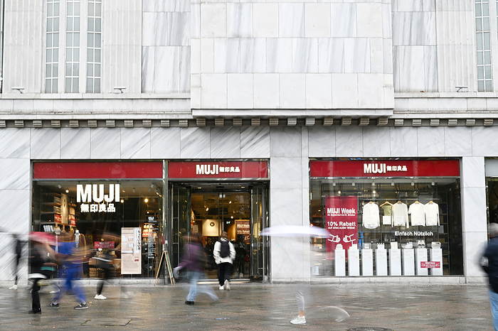Muji A general view of a store of Muji in Berlin, Germany, September 23, 2023.  Photo by MATSUO.K AFLO 