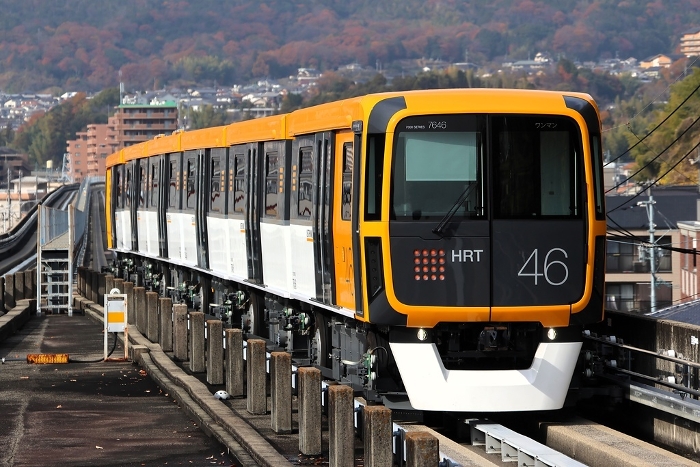 Astram Line] Series 7000 (Hiroshima New Transit Line 1: Bishamondai Station)
