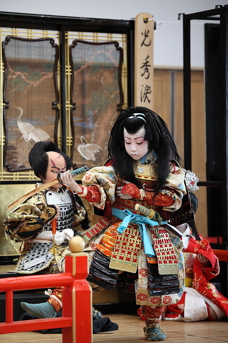 Yonehara Hikiyama Festival Children's Kabuki Performance Children's Certified School Shiga Pref.