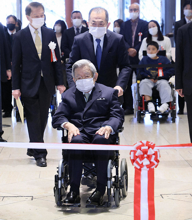 Prince Hitachi arrives at the venue of the  Art and Digital Photography Exhibition for Physically Challenged Children and People Prince Hitachi arrives at the venue of the  Art Exhibition of Disabled Children and People Digital Photography Exhibition  at the Tokyo Metropolitan Art Space in Toshima ku, Tokyo, Japan, at 10:25 a.m. on December 13, 2023  representative photo .