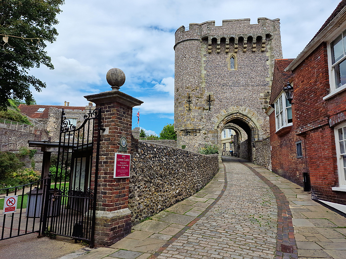Castle Gate, Lewes, East Sussex, England, United Kingdom, Europe Castle Gate, Lewes, East Sussex, England, United Kingdom, Europe, by Ethel Davies