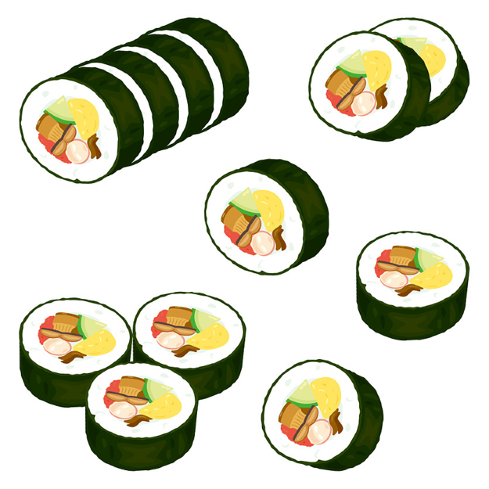 Cut Sushi Roll Set