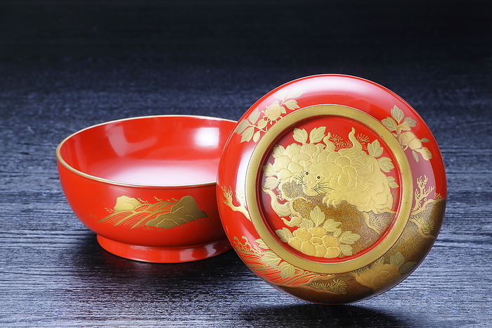 Lacquered bowl, Kyoto-shi, Kyoto