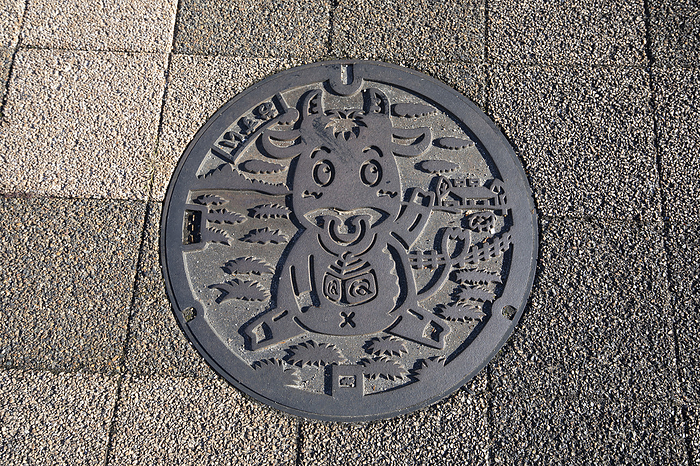 Manhole in Matsusaka City, Mie Prefecture