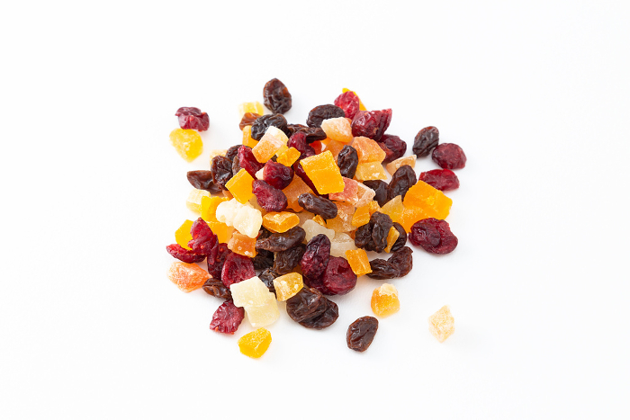 Dried Fruits White Back