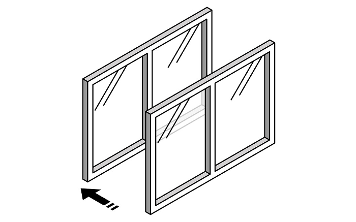 Double-paned windows Illustration of noise reduction measures that can be taken in rental properties