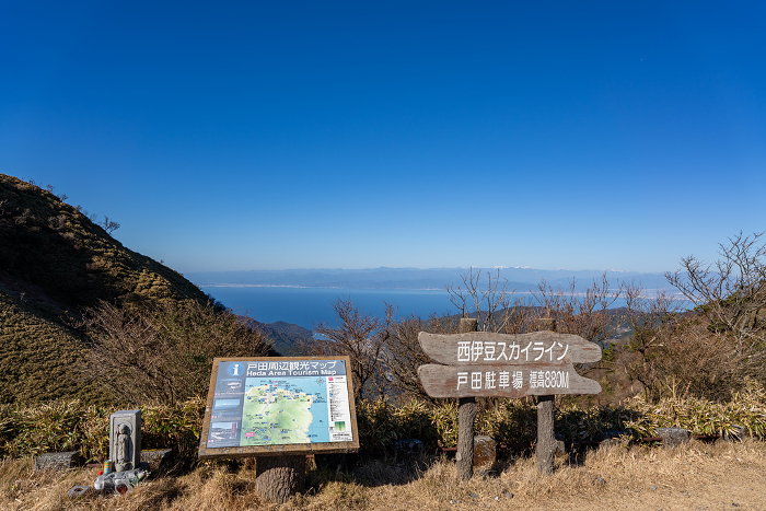 Suruga Bay seen from Toda Parking Lot, Nishi-Izu Skyline, Numazu City, Shizuoka Pref.