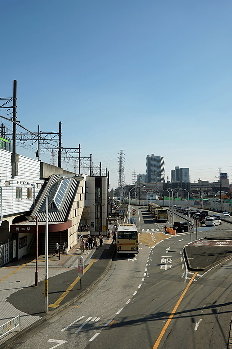 Kanagawa Station (tentative name) construction site Linear Central Shinkansen Line Hashimoto Station Sagamihara City, Kanagawa Prefecture