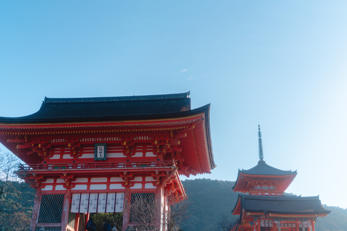 Hatsumode at Kiyomizu Temple in Kyoto