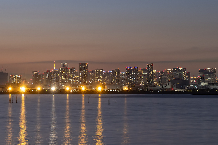 Night View of Tokyo Urayasu City, Chiba Prefecture