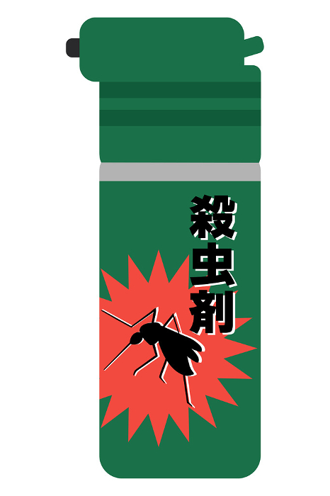 spray can with mosquito on it Insecticide Illustration