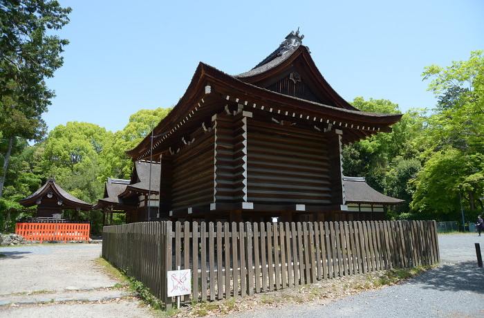 Kamigamo Shrine Schoolhouse in fresh green Kita-ku, Kyoto City