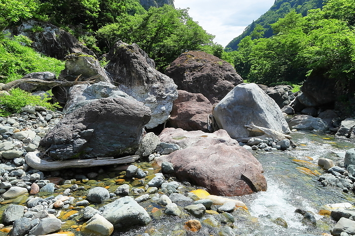 Kotaki River Jade Gorge Itoigawa City, Niigata Prefecture