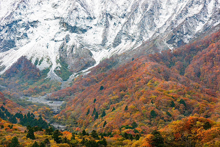 North Face of Mt. Daisen in late autumn Daisen Town, Shimane Prefecture