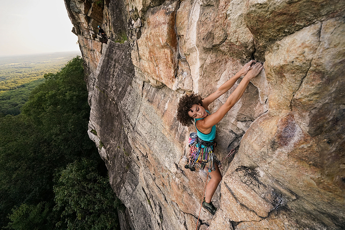 Amanda Milhet - LOTG - Gunks Climbing, by Cavan Images / Vultaggio Studios