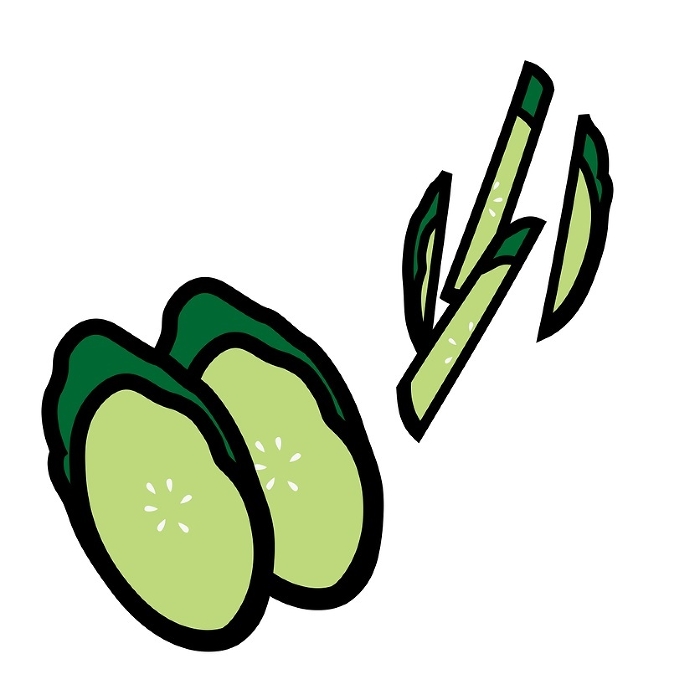 Clip art of cucumber