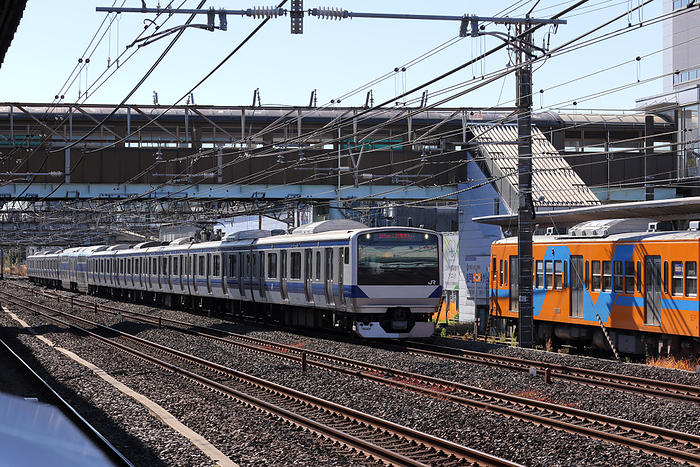 Chiba, JR Joban Line Taken at Mabashi Station