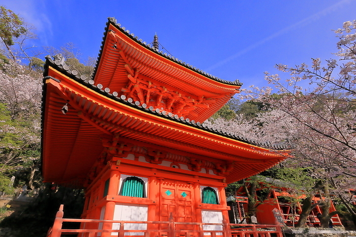 Multi-purpose pagoda at Kimiidera Temple, Wakayama Prefecture