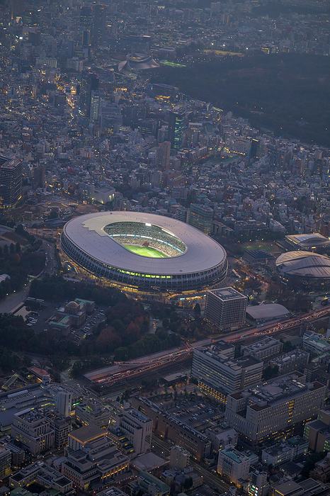 Aerial view of the National Stadium