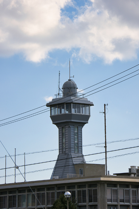 Tower of Aichi Mikawa Port Office at the port of Toyohashi