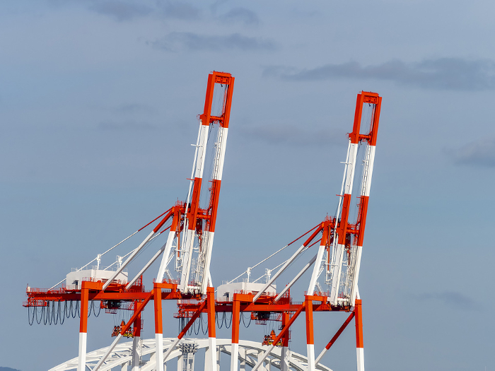 Gantry crane at container yard